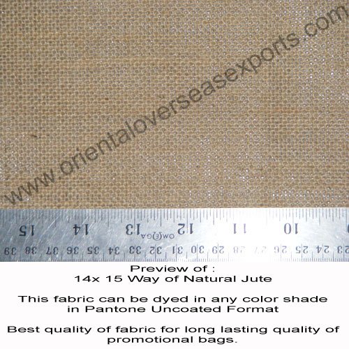 Laminated best sale jute fabric