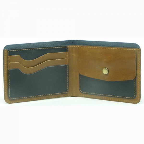 leather credit card wallet with coin pocket