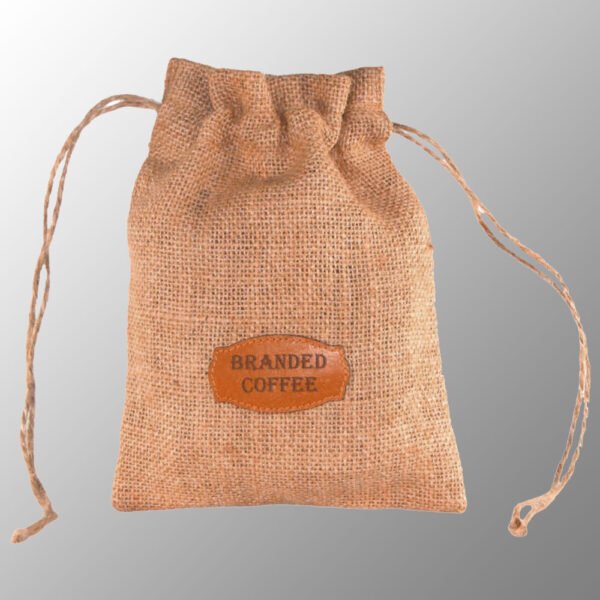 jute pouch for coffee beans