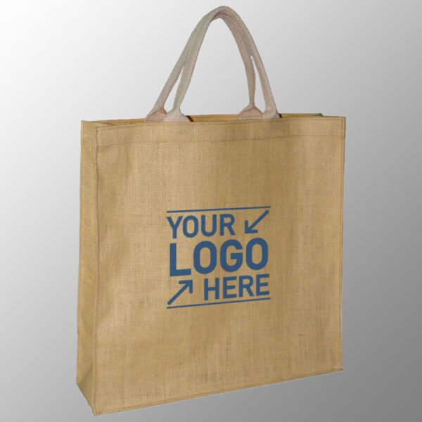 Jute Bag With Soft Cotton Handles