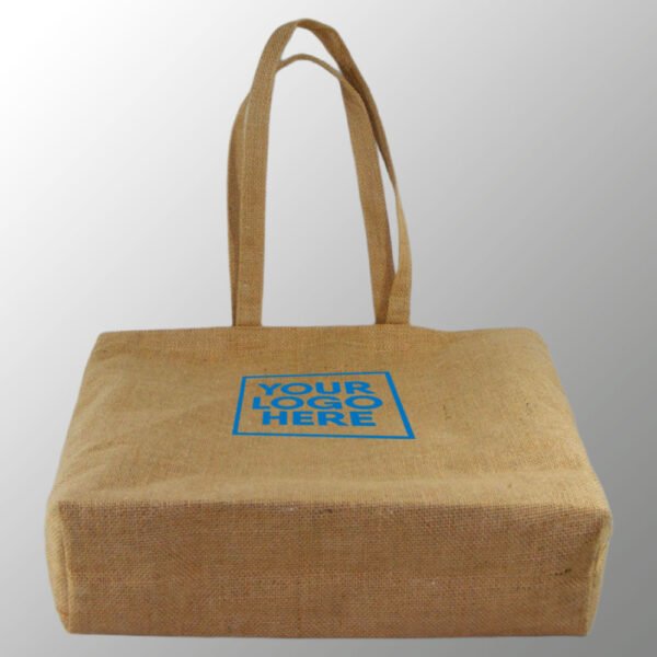 Un-laminated Jute Bag With Jute Shoulder Handles