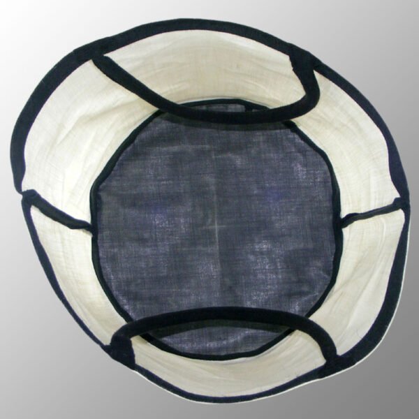 round bottom jute bag