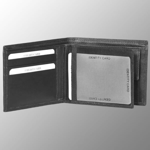 Genuine Leather Wallet S5741b made from Cow Valentino Nappa Leather with multiple card and currency slots