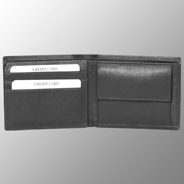 Real Leather Wallet # S199 made from Cow Valentino Nappa Leather with multiple card and currency slots