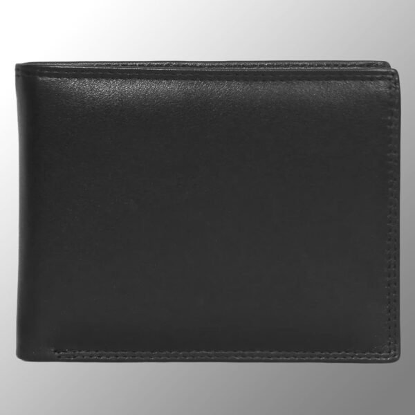 Genuine Nappa Leather Wallet # S200 made from Cow Valentino Nappa Leather with multiple card and currency slots