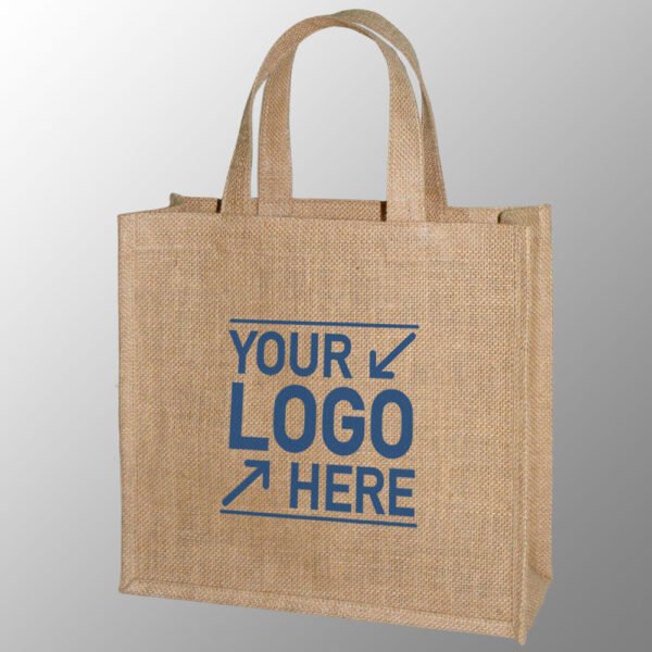 Jute Grocery Bag With Short Self Handles