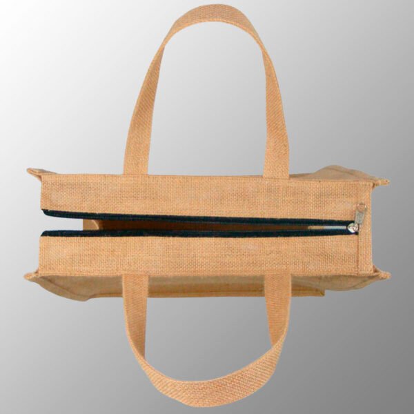 Elegant looking Jute Bag with Zipper Closure