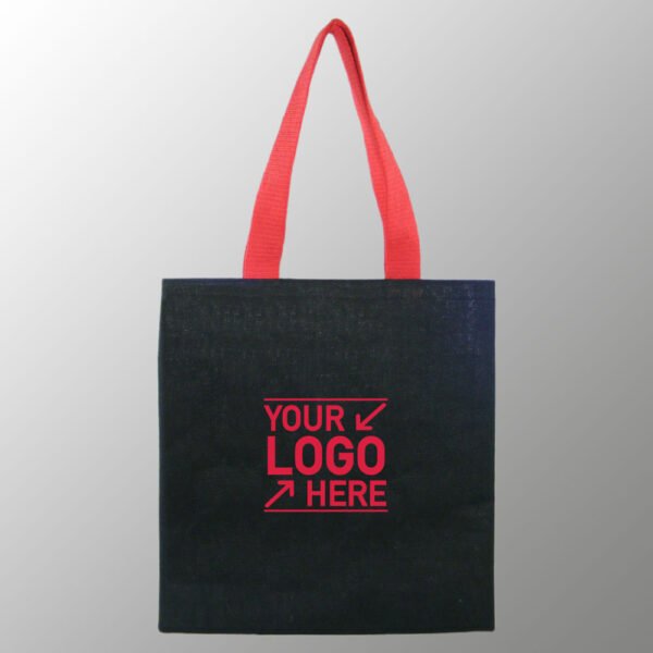 design and buy your own custom printed cheap jute tote bag with cotton handles