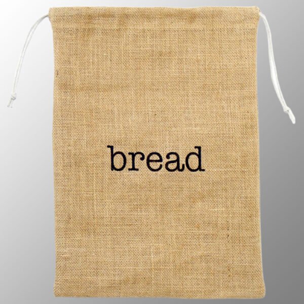 Jute Drawstring Bread Banquet Bag