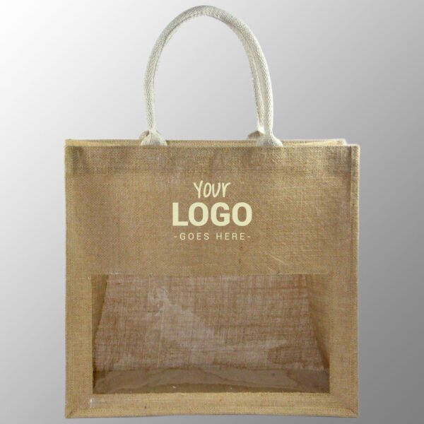 Elegant looking window jute bag