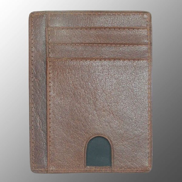 slim leather credit card holder