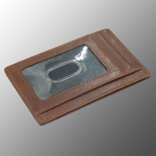 slim leather credit card holder