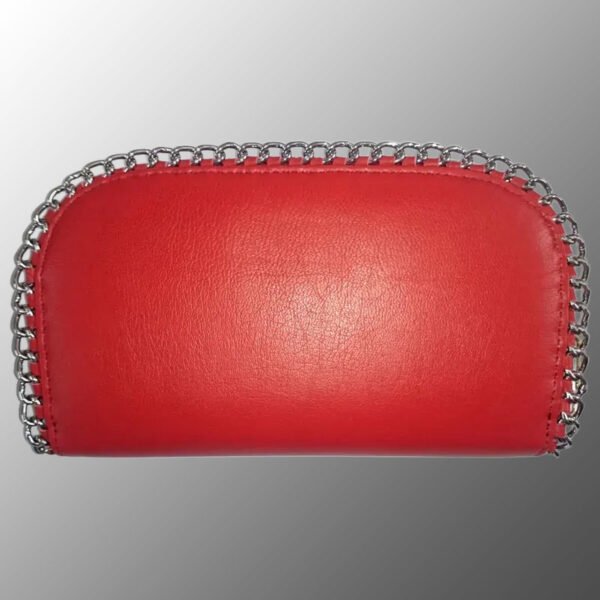 leather ladies purse with chain