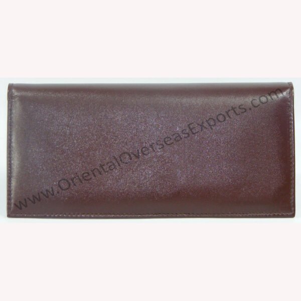 real leather checkbook cover