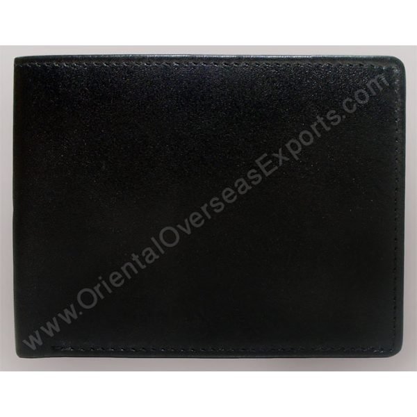 RFID protected leather wallet