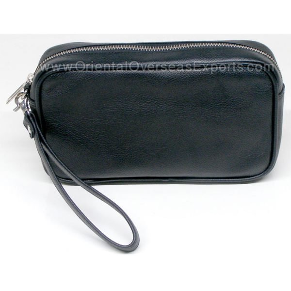 real leather cosmetic bag