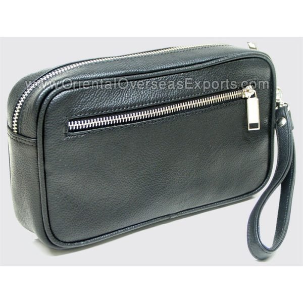 real leather cosmetic bag