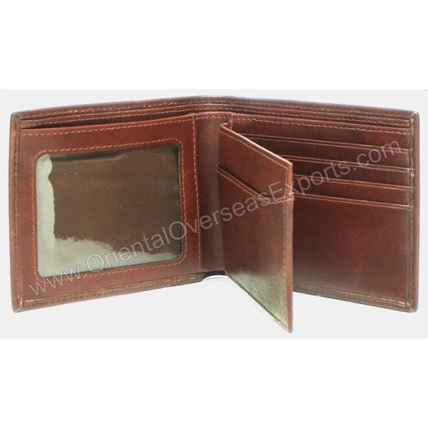 rfid protected leather wallet