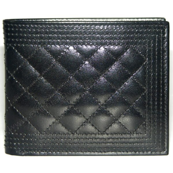 Monogram Quilted Leather Wallet