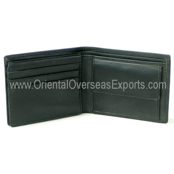 real leather wallet with rfid protection