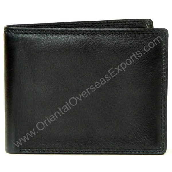 real leather wallet with rfid protection