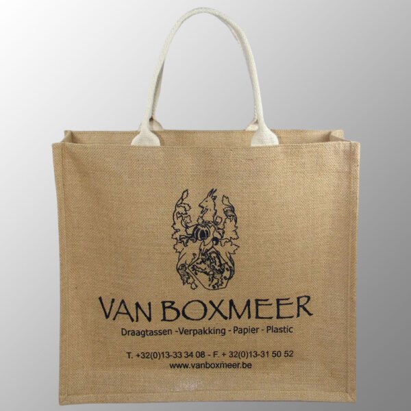 Custom Printed Reusable Jute Promotion Bag