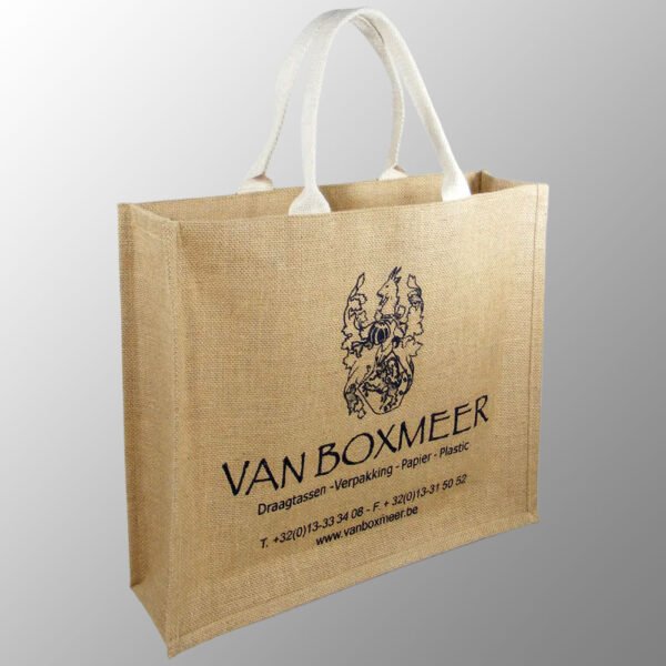 Custom Printed Reusable Jute Promotion Bag