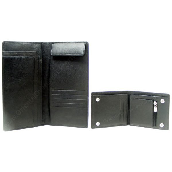 Real Leather Bifold Passport Holder Cum Travel Wallet