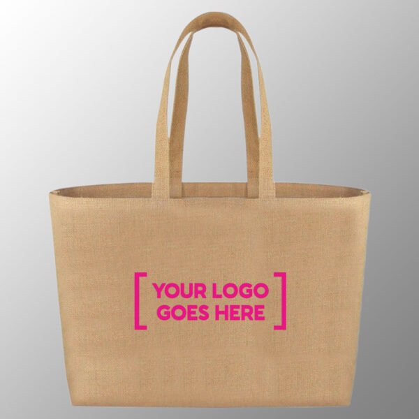 Laminated Jute Bag With Jute Handles