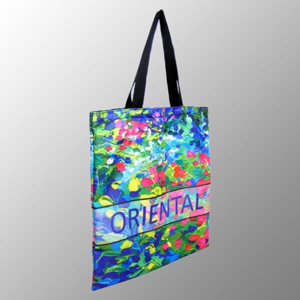 Low Cost Full Color Printed Tote Bag - made from 6 Ounce Canvas