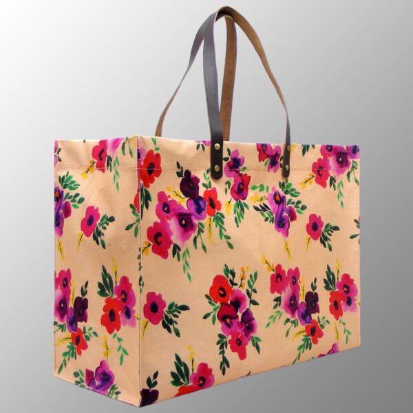 Multi Color Digitally Printed Canvas Bag