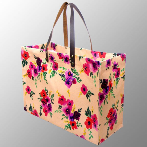 Multi Color Digitally Printed Canvas Bag