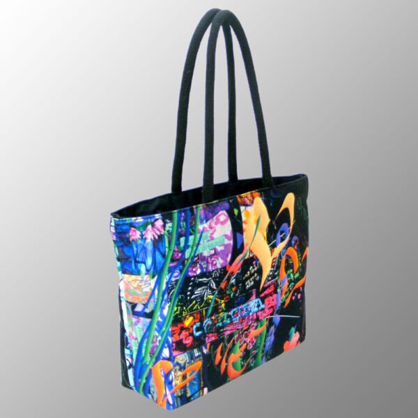 Multicolor Printed Laminated Bag with fabric lamination