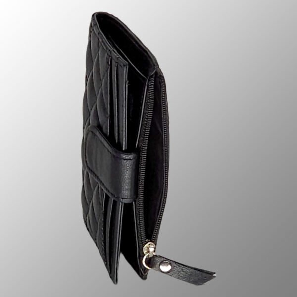 Quilted Leather Purse T4-577 made from Goat Leather