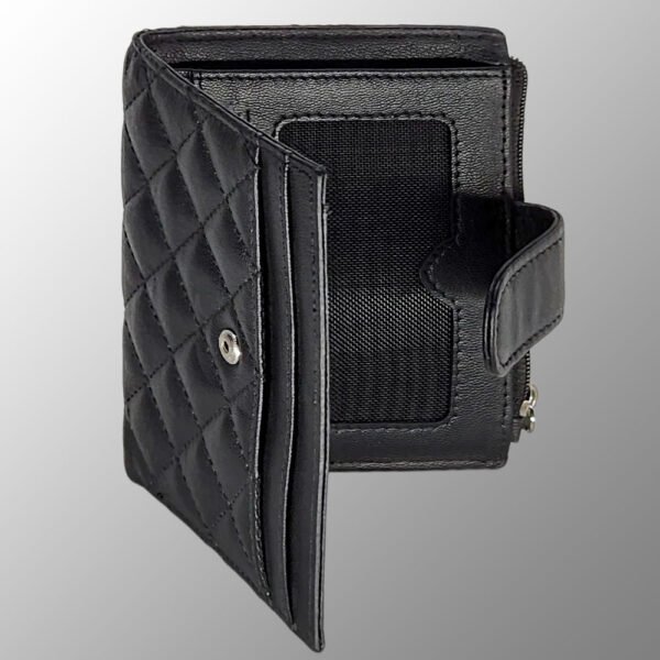 Quilted Leather Purse T4-577 made from Goat Leather