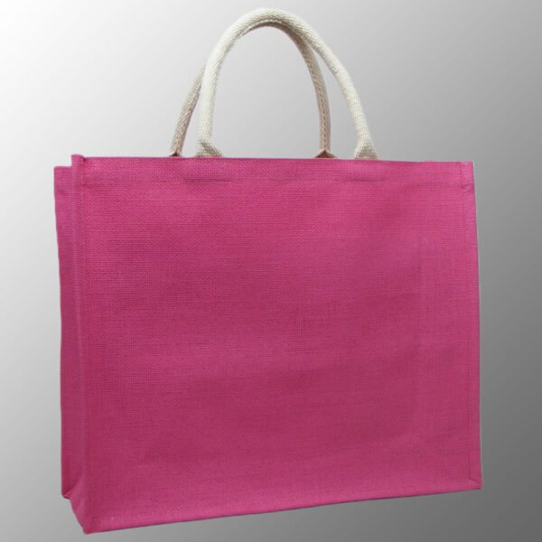 Canvas Pocket Jute Tote Bag