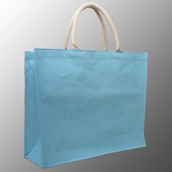 Canvas Pocket Jute Tote Bag